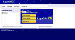 Desktop Screenshot of legatrinpm.com