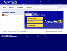 Tablet Screenshot of legatrinpm.com